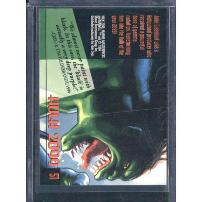 1994 Fleer Marvel Masterpieces Hildebrandt Brothers #51 Hulk 2099 - MOD Shop LLC