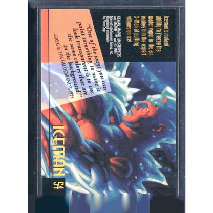 1994 Fleer Marvel Masterpieces Hildebrandt Brothers #54 Iceman - MOD Shop LLC