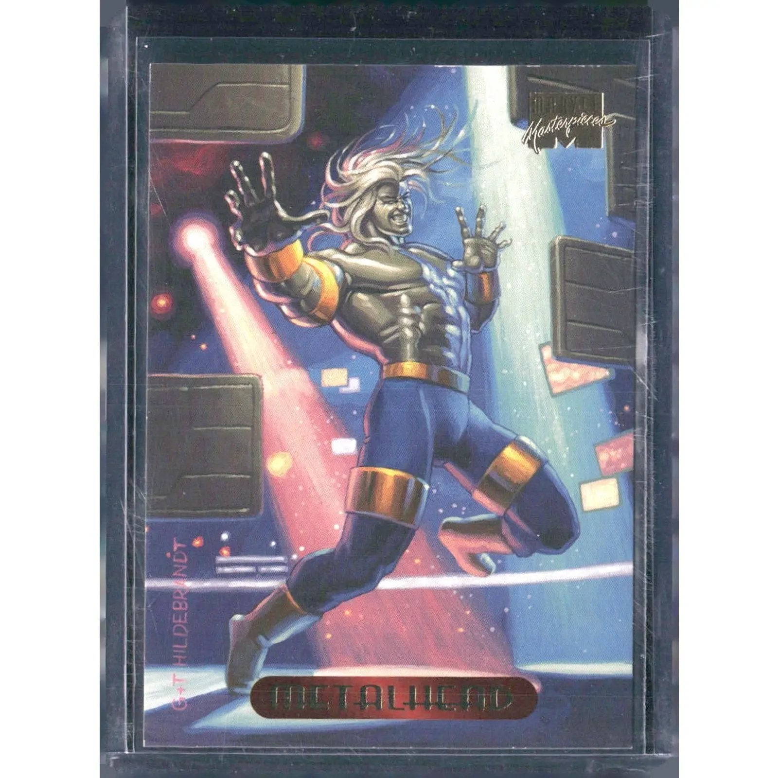 1994 Fleer Marvel Masterpieces Hildebrandt Brothers #75 Metalhead - MOD Shop LLC