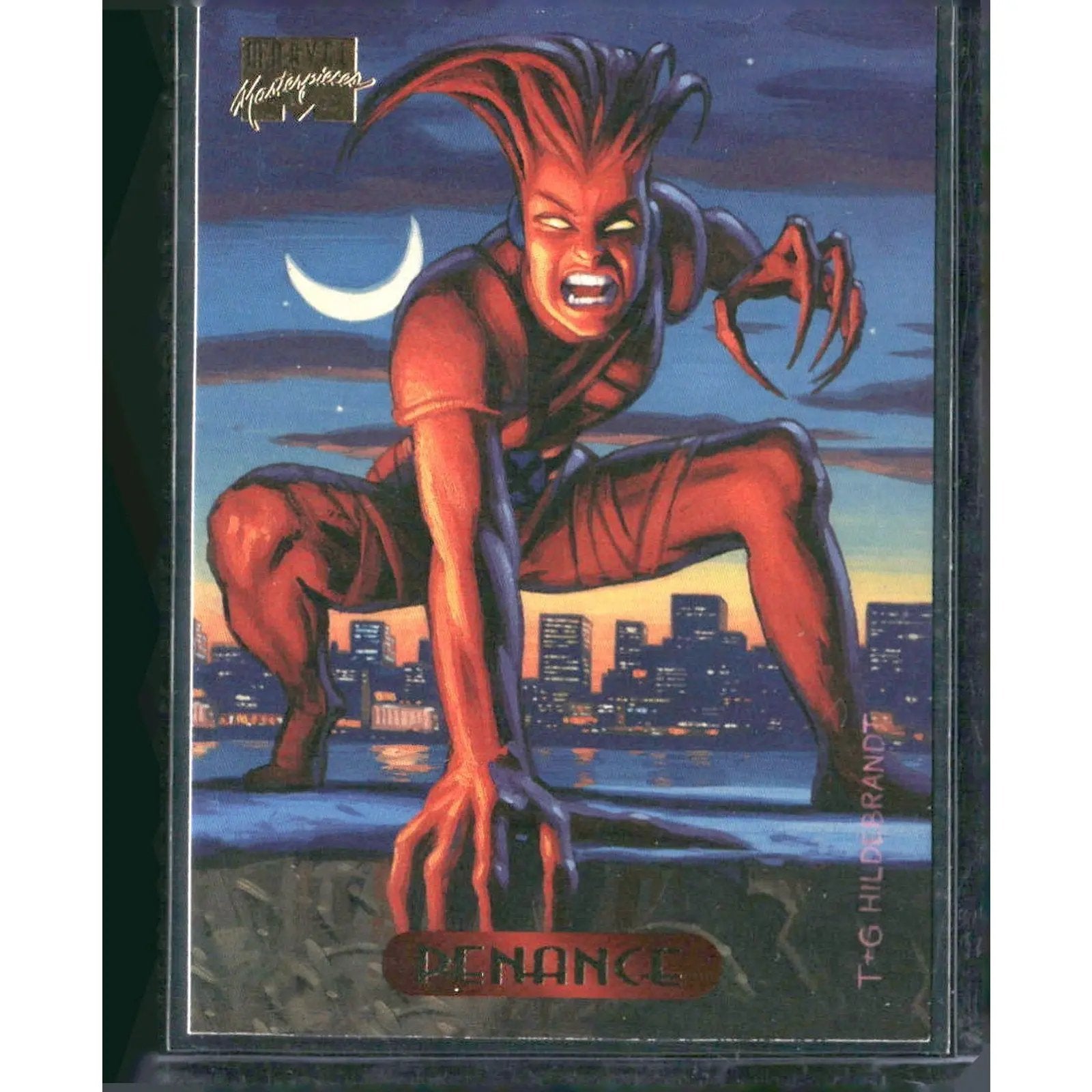 1994 Fleer Marvel Masterpieces Hildebrandt Brothers #88 Penance - MOD Shop LLC