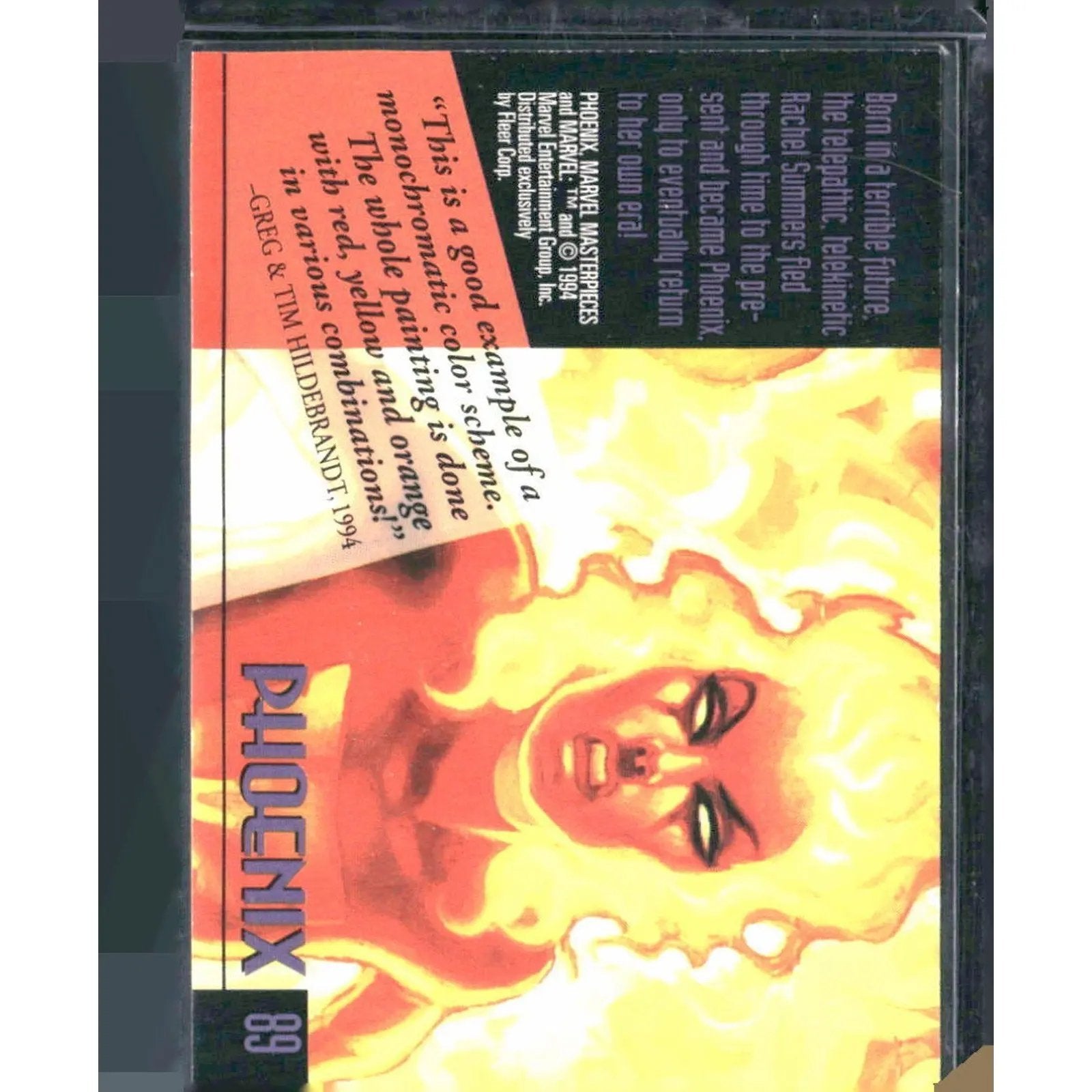 1994 Fleer Marvel Masterpieces Hildebrandt Brothers #89 Phoenix - MOD Shop LLC