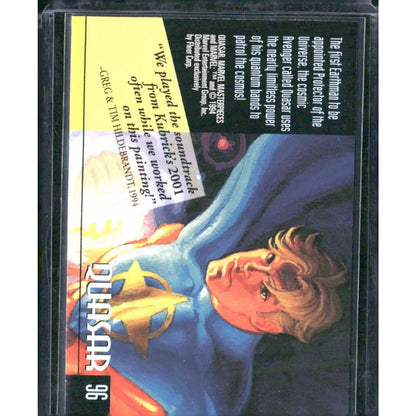 1994 Fleer Marvel Masterpieces Hildebrandt Brothers #96 Quasar - MOD Shop LLC