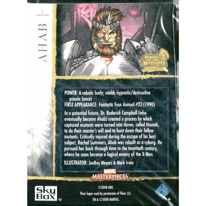 2008 Upper Deck Marvel Masterpieces 3 #1 Ahab - MOD Shop LLC