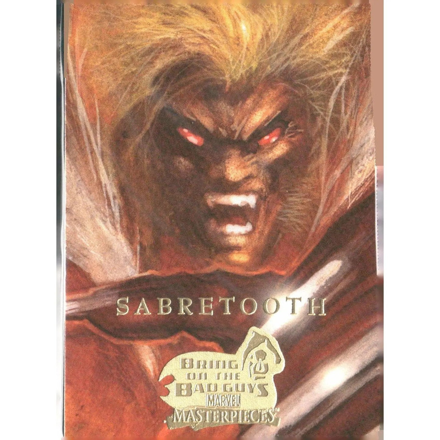 2008 Upper Deck Marvel Masterpieces 3 #35 Sabretooth - MOD Shop LLC