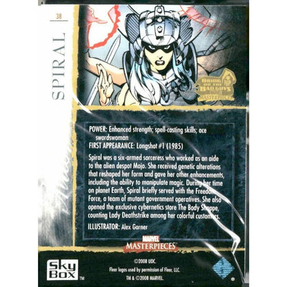 2008 Upper Deck Marvel Masterpieces 3 #38 Spiral - MOD Shop LLC