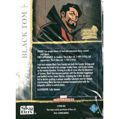 2008 Upper Deck Marvel Masterpieces 3 #4 Black Tom - MOD Shop LLC