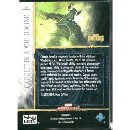 2008 Upper Deck Marvel Masterpieces 3 #50 Caught in a Whirlwind - MOD Shop LLC