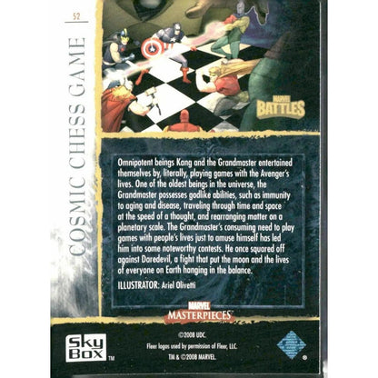 2008 Upper Deck Marvel Masterpieces 3 #52 Cosmic Chess Game - MOD Shop LLC