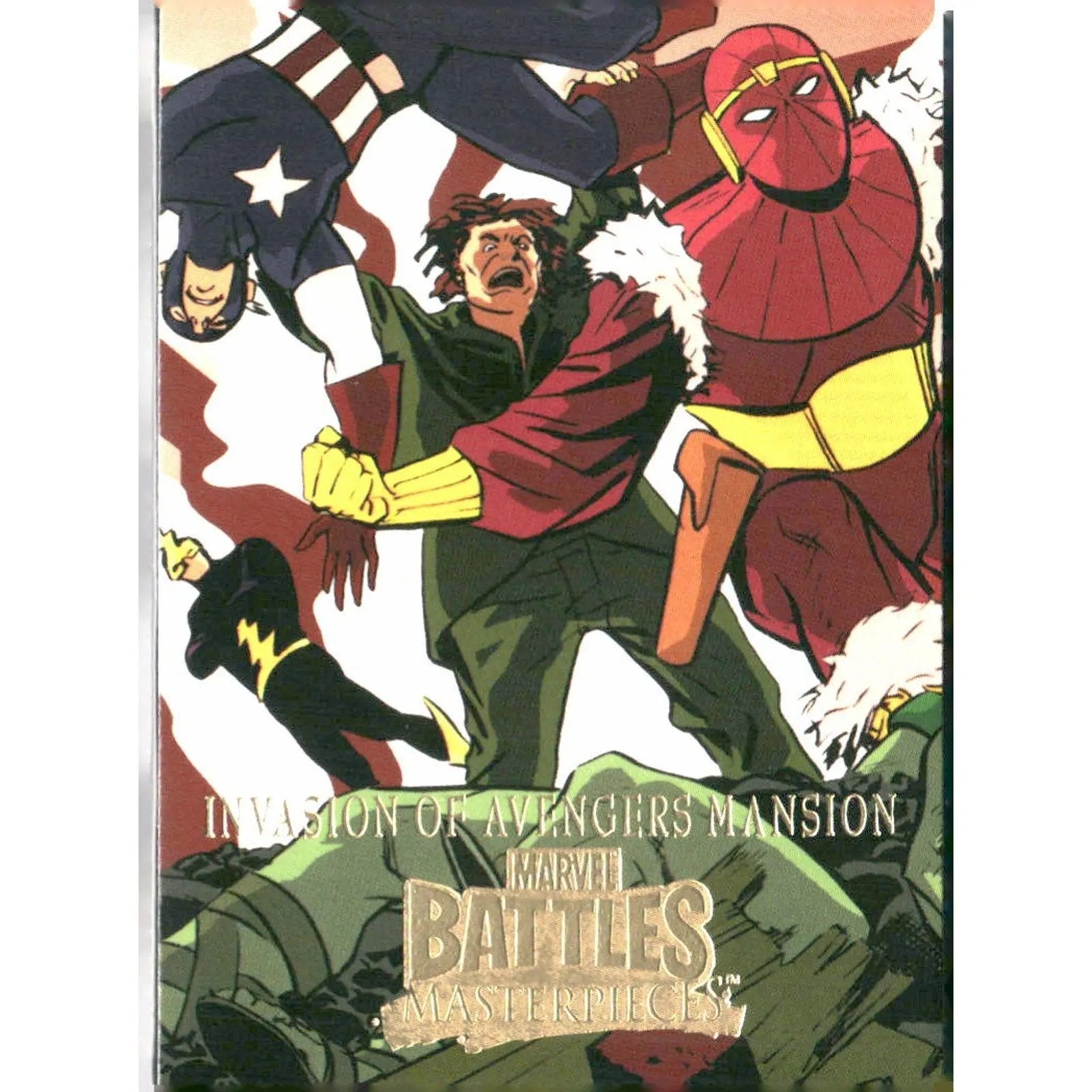 2008 Upper Deck Marvel Masterpieces 3 #58 Invasion of Avengers Mansion - MOD Shop LLC