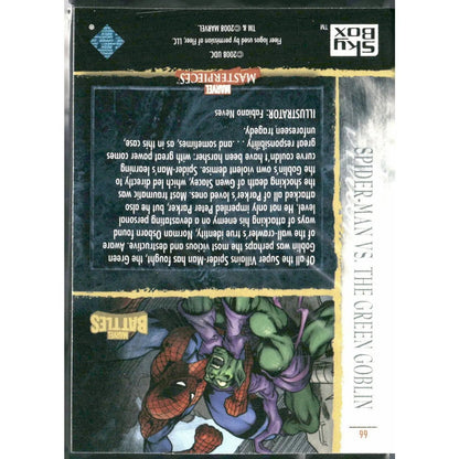 2008 Upper Deck Marvel Masterpieces 3 #66 Spider - Man vs. The Green Goblin - MOD Shop LLC