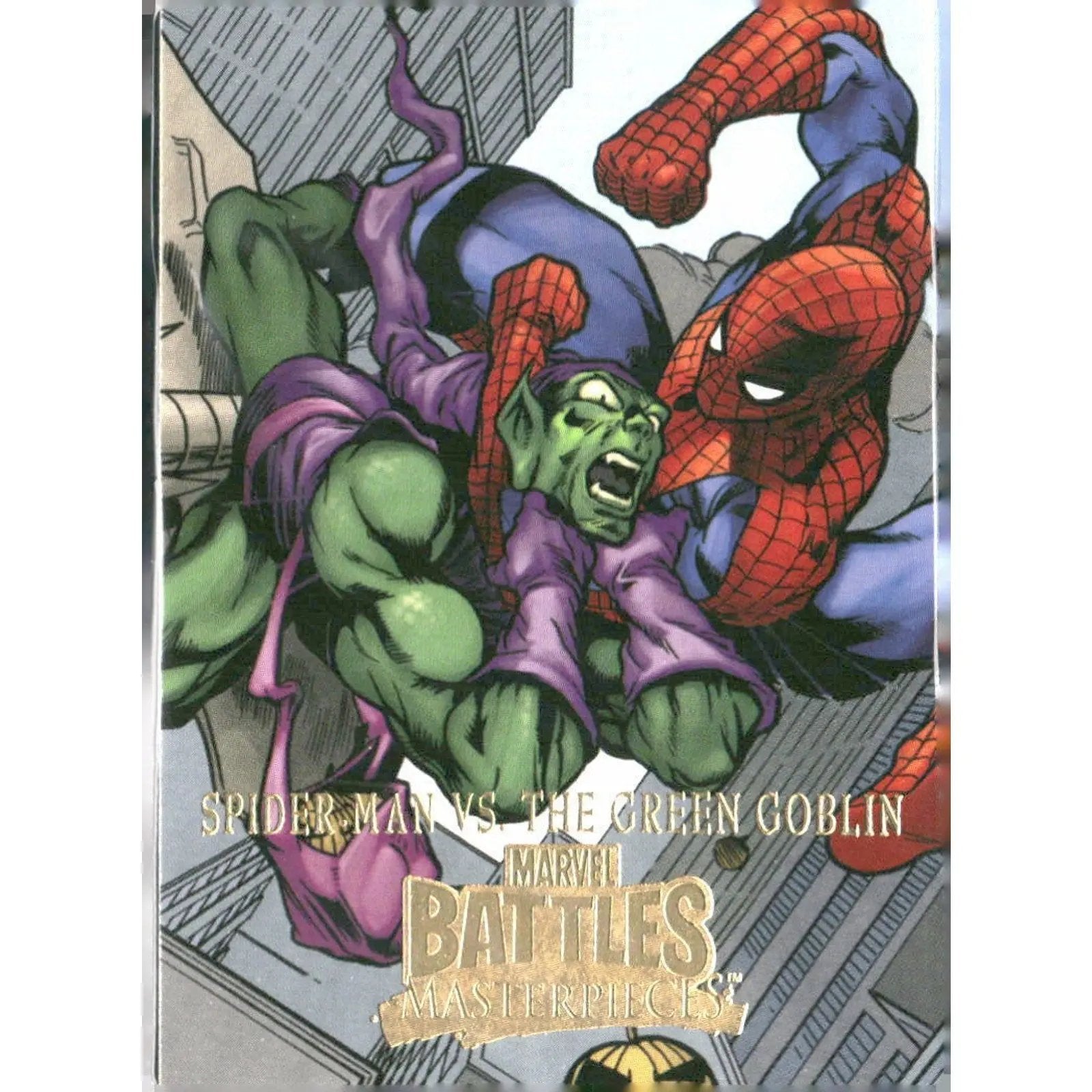 2008 Upper Deck Marvel Masterpieces 3 #66 Spider - Man vs. The Green Goblin - MOD Shop LLC