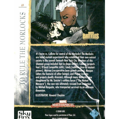 2008 Upper Deck Marvel Masterpieces 3 #69 To Rule the Morlocks - MOD Shop LLC