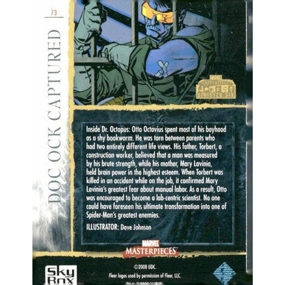 2008 Upper Deck Marvel Masterpieces 3 #73 Doc Ock Captured - MOD Shop LLC