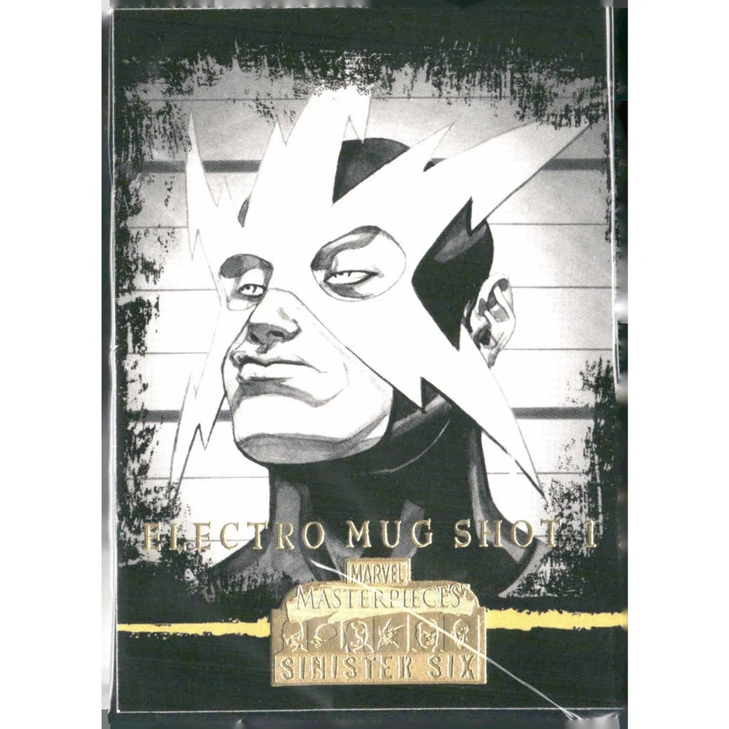 2008 Upper Deck Marvel Masterpieces 3 #77 Electro Mug Shot 1 - MOD Shop LLC