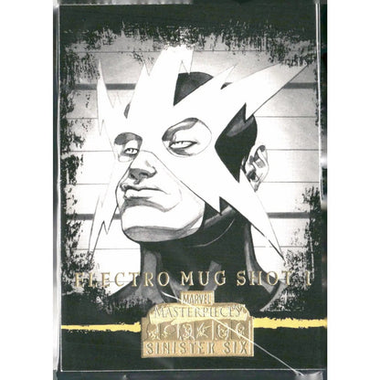 2008 Upper Deck Marvel Masterpieces 3 #77 Electro Mug Shot 1 - MOD Shop LLC