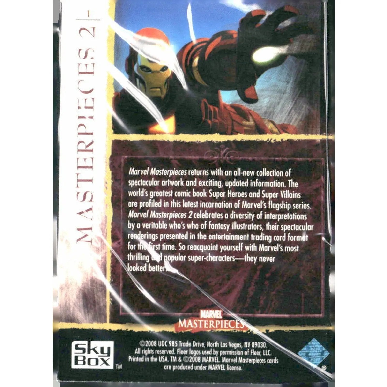 2008 Upper Deck Marvel Masterpieces Set 2 #1 Marvel Masterpieces 2 - MOD Shop LLC
