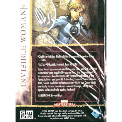 2008 Upper Deck Marvel Masterpieces Set 2 #37 Invisible Woman - MOD Shop LLC