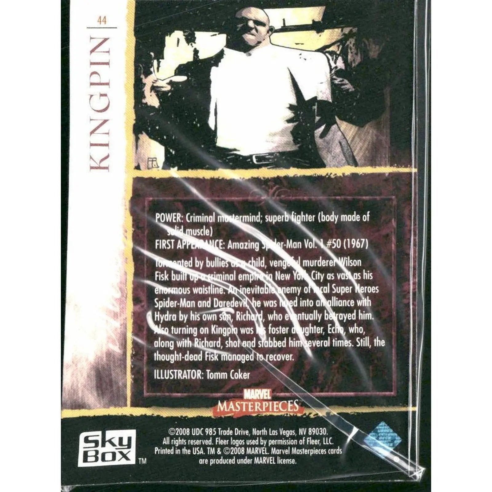 2008 Upper Deck Marvel Masterpieces Set 2 #44 Kingpin - MOD Shop LLC
