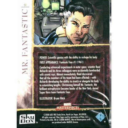 2008 Upper Deck Marvel Masterpieces Set 2 #51 Mr. Fantastic - MOD Shop LLC