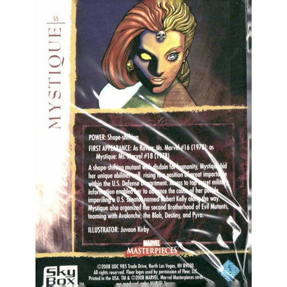 2008 Upper Deck Marvel Masterpieces Set 2 #55 Mystique - MOD Shop LLC