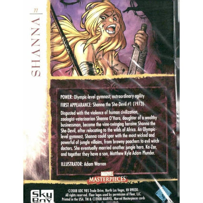 2008 Upper Deck Marvel Masterpieces Set 2 #77 Shanna - MOD Shop LLC