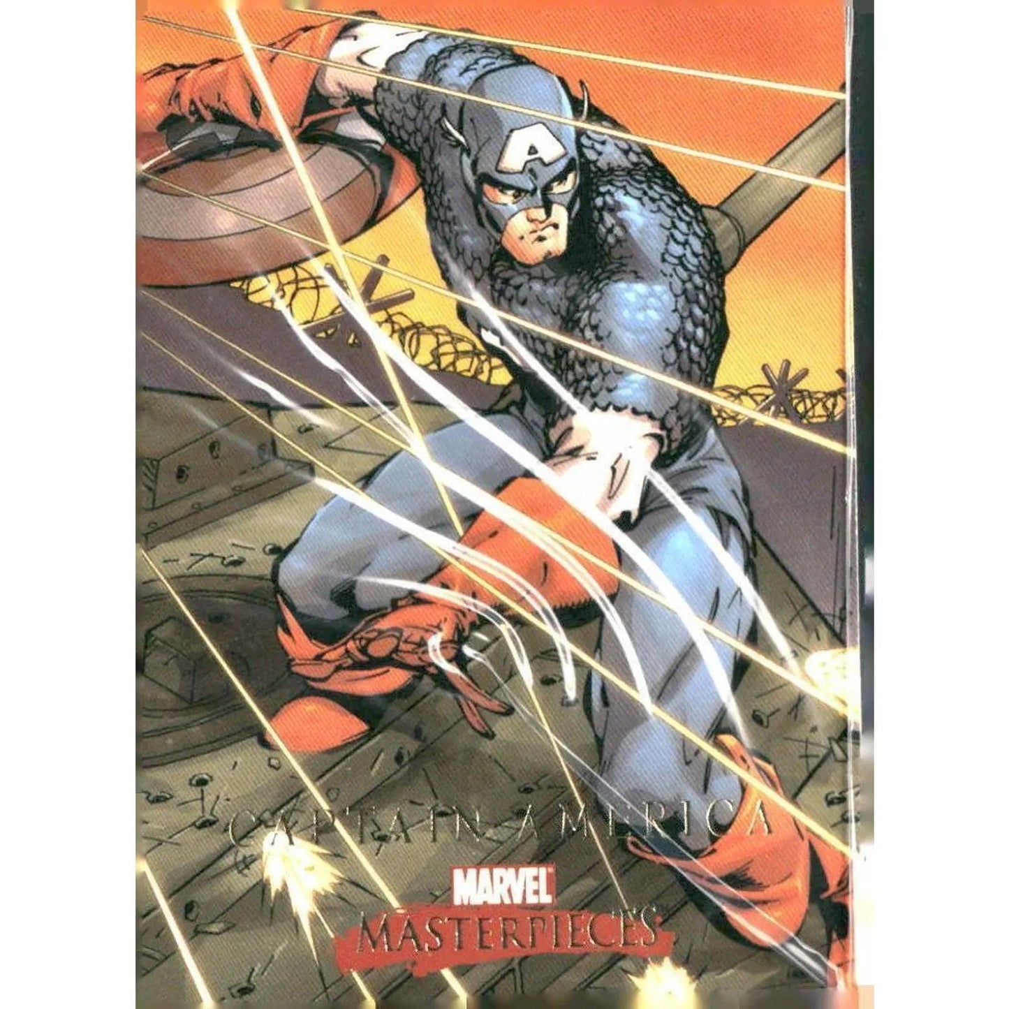 2008 Upper Deck Marvel Masterpieces Set 2 #8 Captain America - MOD Shop LLC