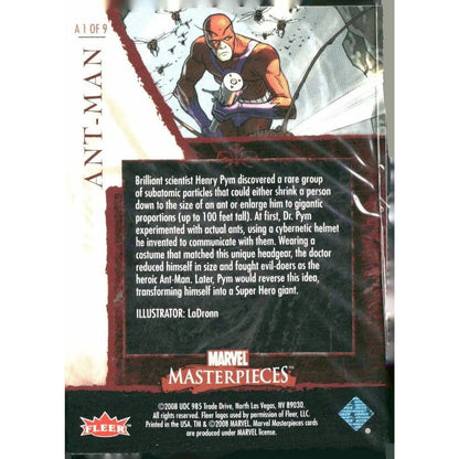 2008 Upper Deck Marvel Masterpieces Set 2 #A1 Ant - Man - MOD Shop LLC