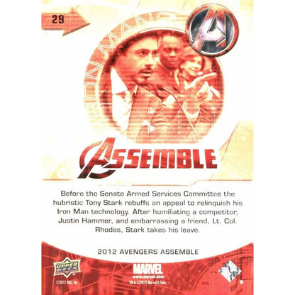 2010 Upper Deck Iron Man 2 #09 Jim "Rhodey" Rhodes - MOD Shop LLC