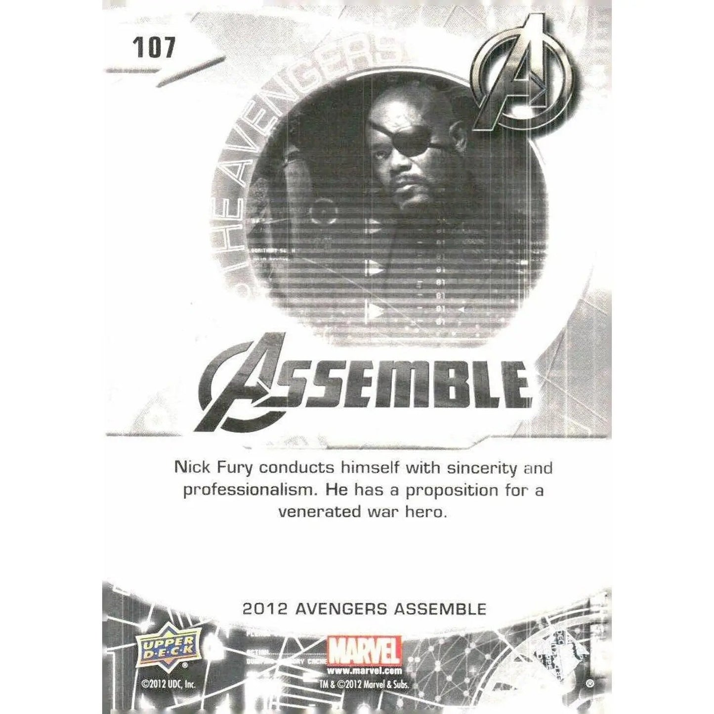 2012 Upper Deck Avengers Assemble #107 Avengers - MOD Shop LLC