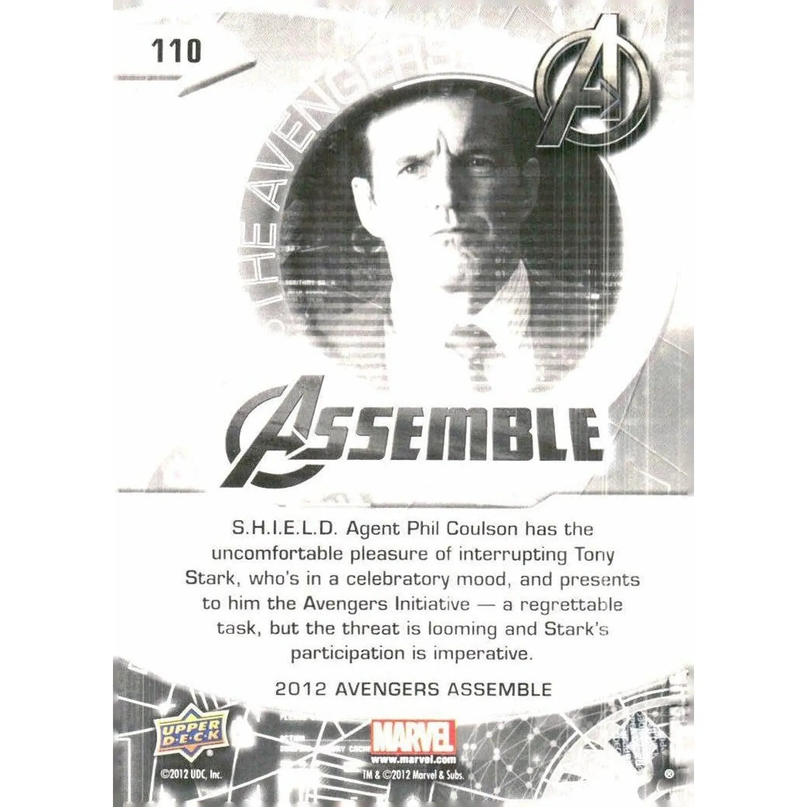 2012 Upper Deck Avengers Assemble #110 Avengers - MOD Shop LLC