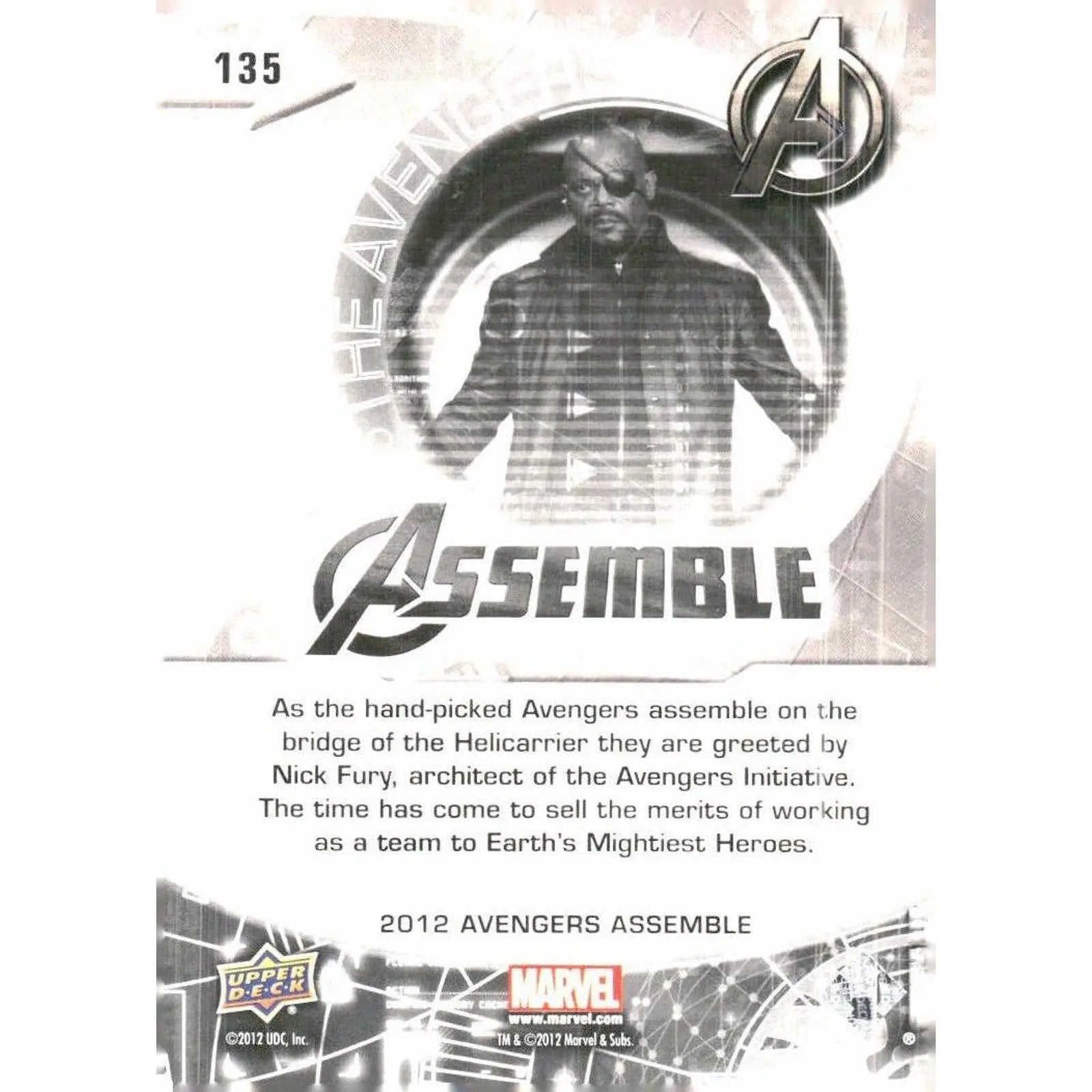 2012 Upper Deck Avengers Assemble #135 Avengers - MOD Shop LLC