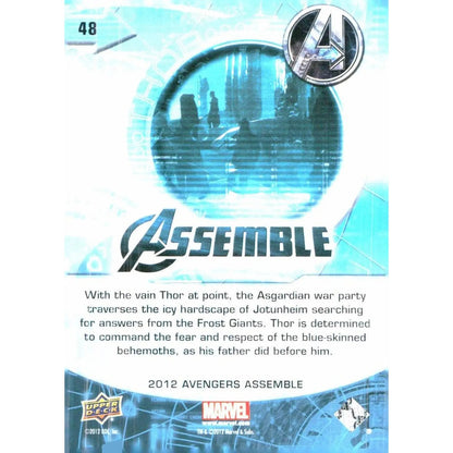 2012 Upper Deck Avengers Assemble #48 Thor - Icy Hardscape of Jotunheim - MOD Shop LLC