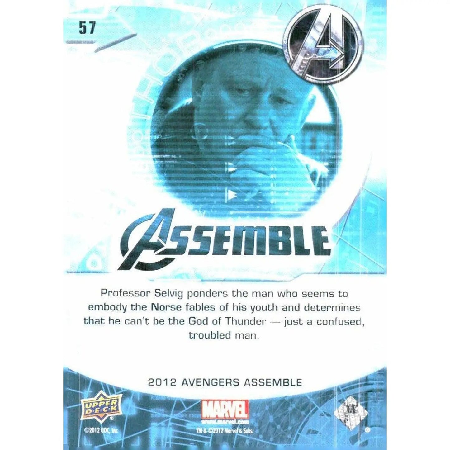 2012 Upper Deck Avengers Assemble #57 Thor - Professor Selvig - MOD Shop LLC