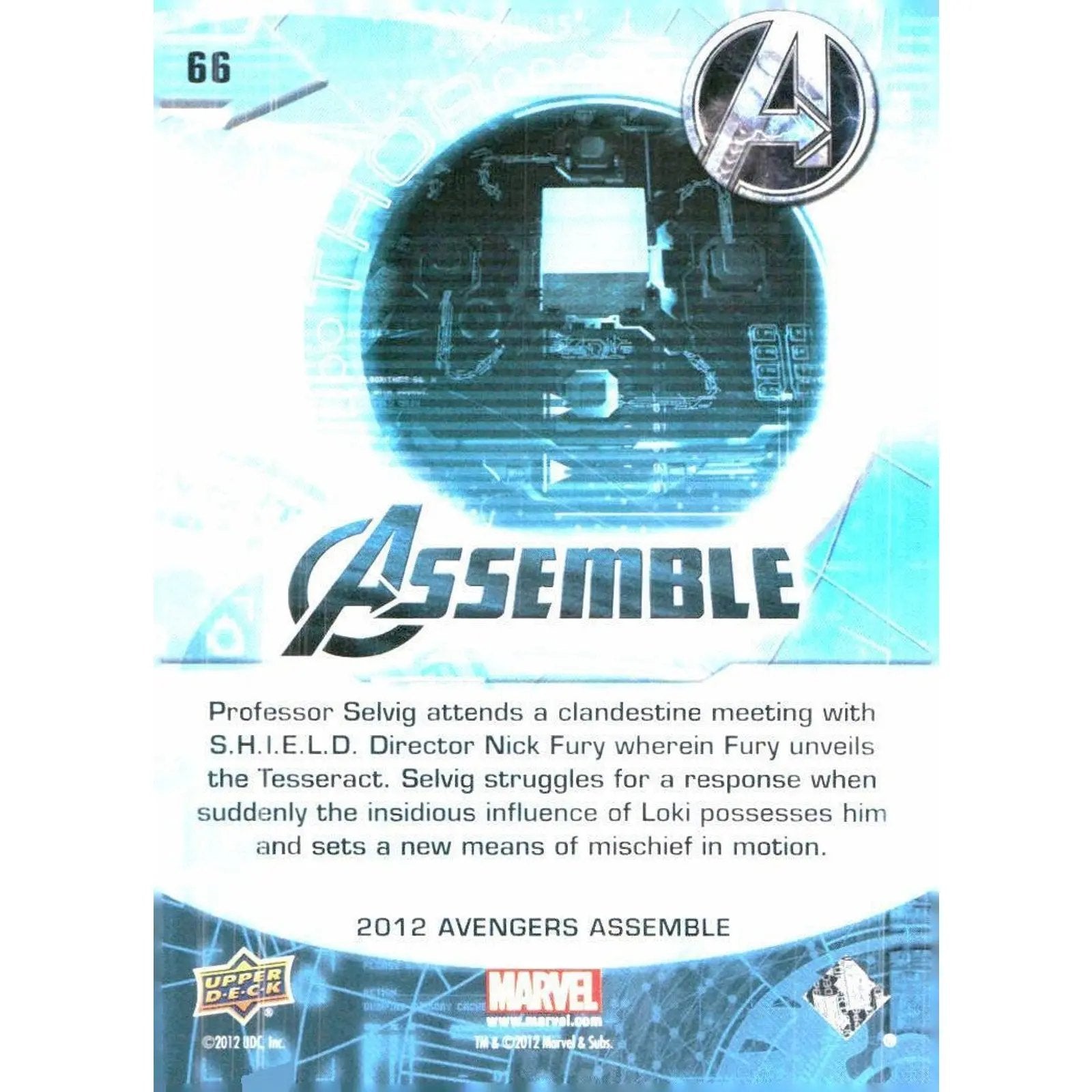 2012 Upper Deck Avengers Assemble #66 Thor - The Tesseract - MOD Shop LLC