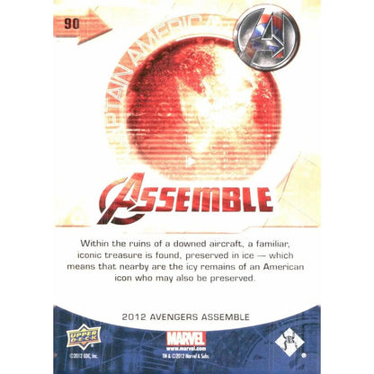 2012 Upper Deck Avengers Assemble #90 Captain America - MOD Shop LLC