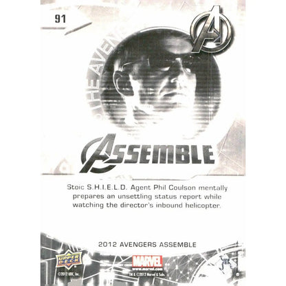2012 Upper Deck Avengers Assemble #91 Avengers - MOD Shop LLC