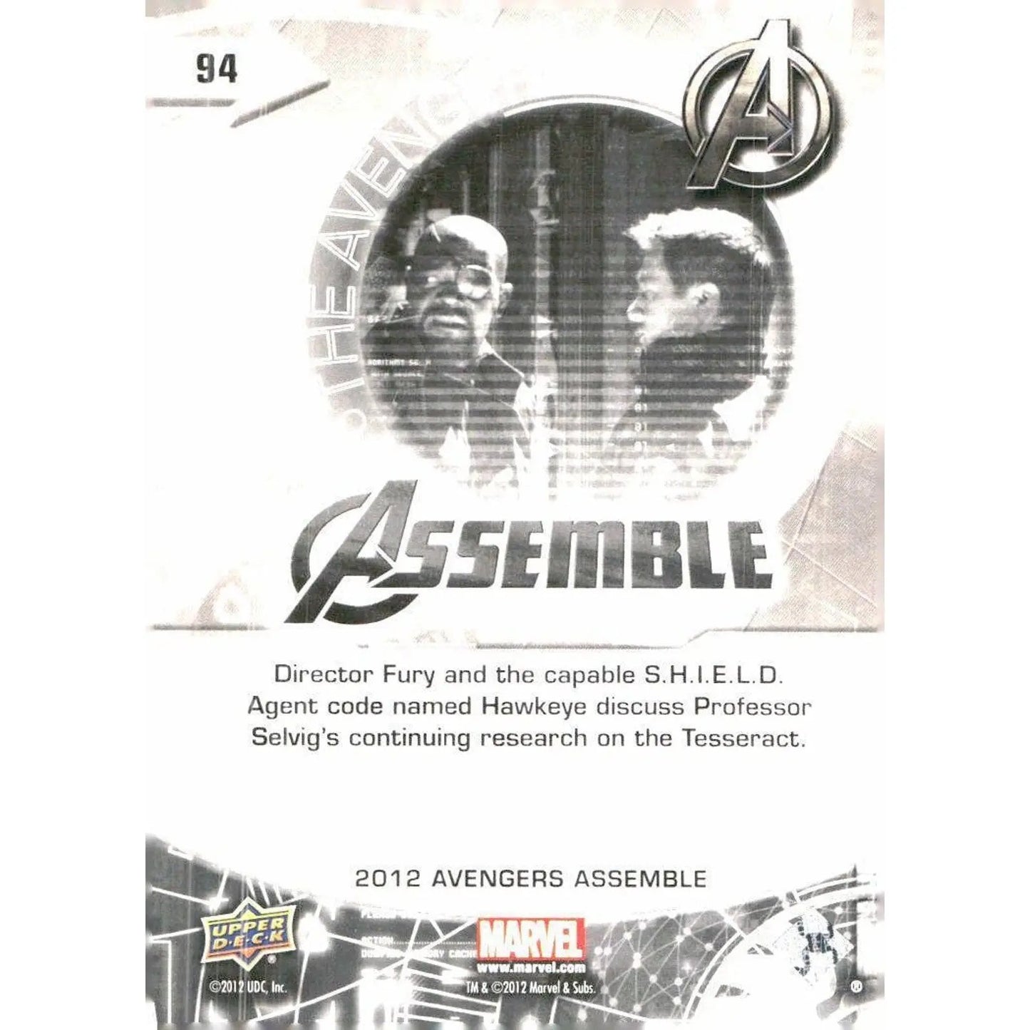 2012 Upper Deck Avengers Assemble #94 Avengers - MOD Shop LLC