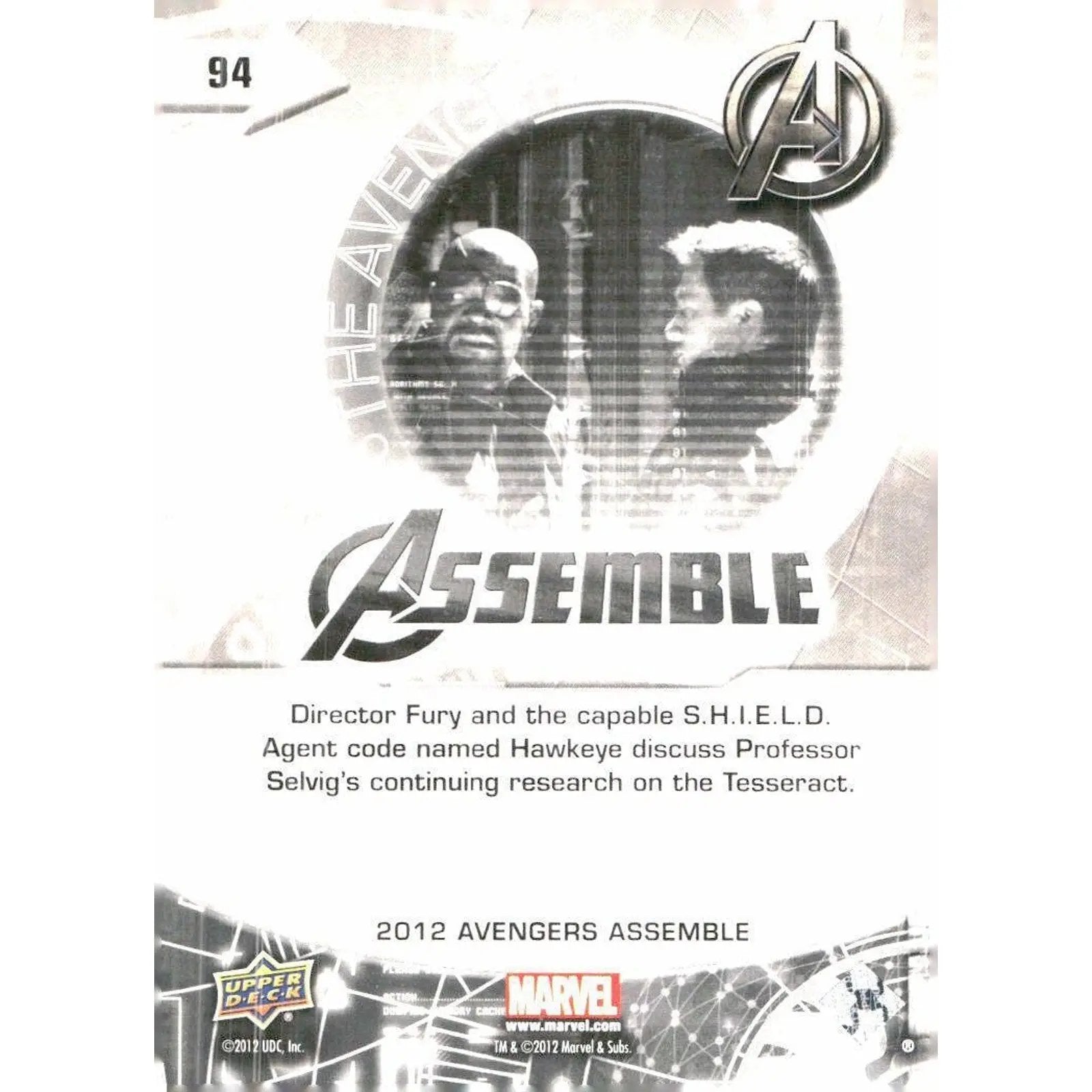 2012 Upper Deck Avengers Assemble #94 Avengers - MOD Shop LLC