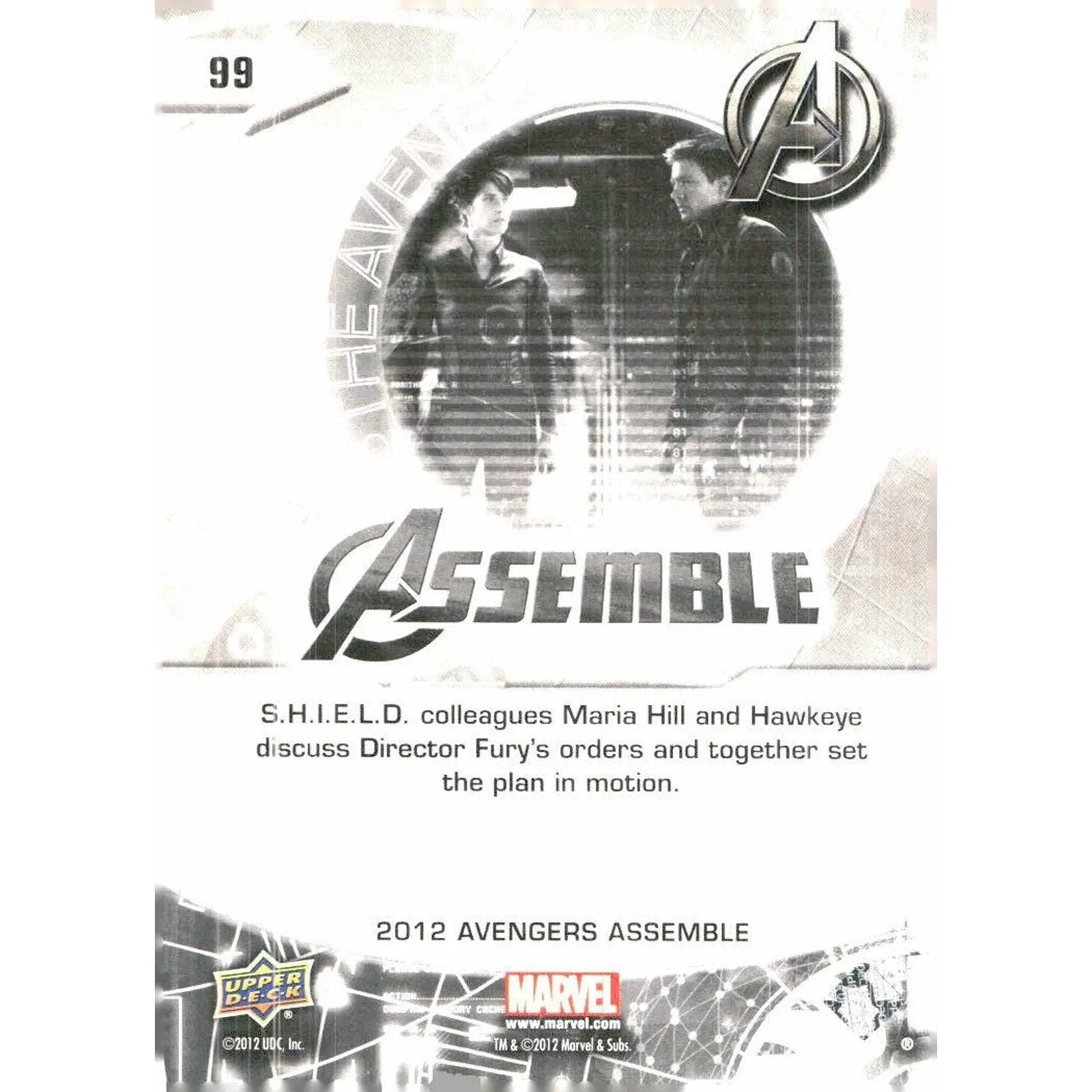 2012 Upper Deck Avengers Assemble #99 Avengers - MOD Shop LLC