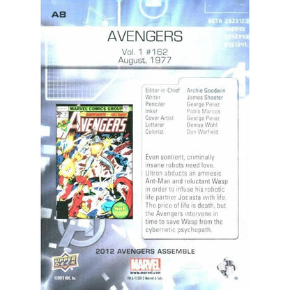 2012 Upper Deck Avengers Assemble #A8 Avengers - Vol. 1 #162 - August, 1977 - MOD Shop LLC