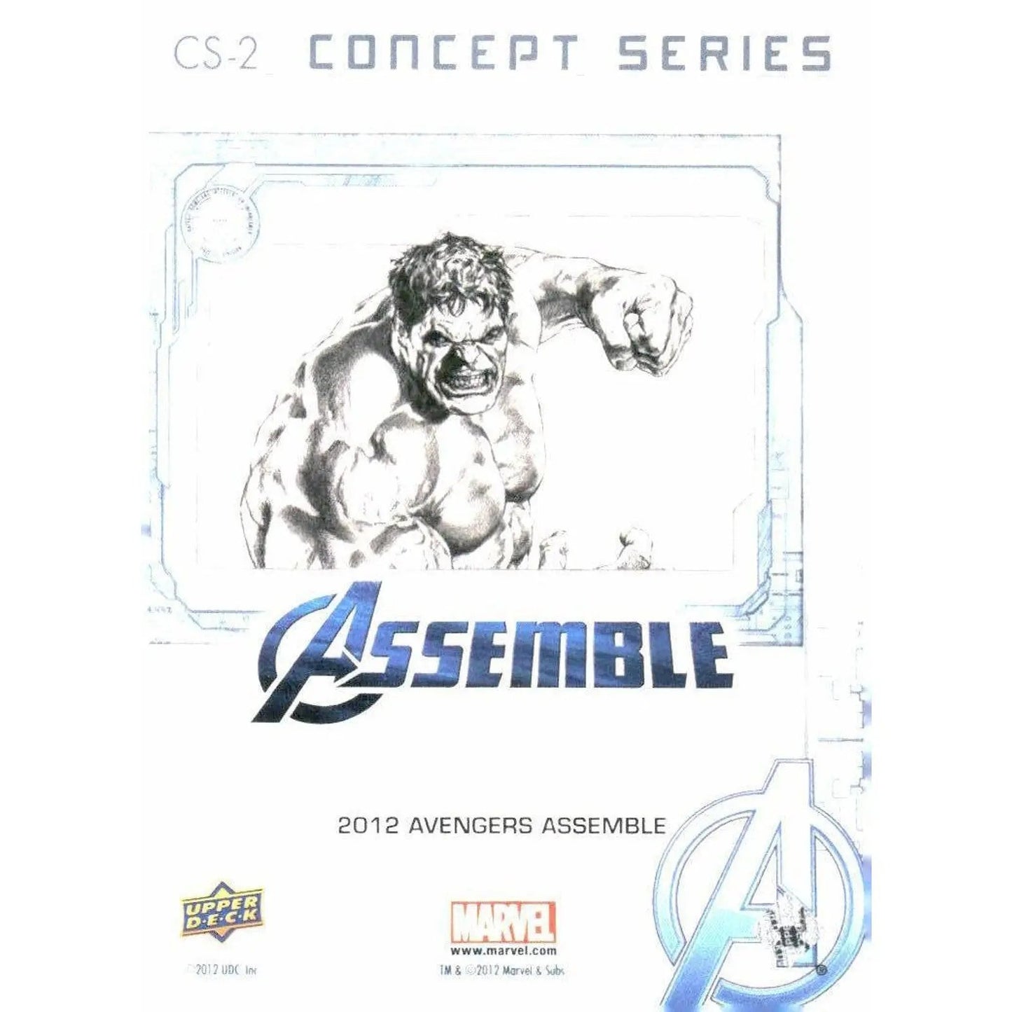2012 Upper Deck Avengers Assemble #CS - 2 The Incredible Hulk Insert - MOD Shop LLC