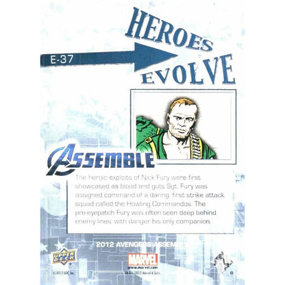 2012 Upper Deck Avengers Assemble #E - 37 Nick Fury - MOD Shop LLC
