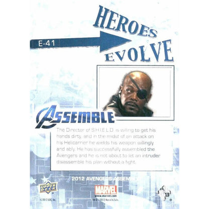2012 Upper Deck Avengers Assemble #E - 41 Nick Fury - MOD Shop LLC