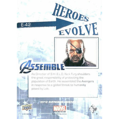 2012 Upper Deck Avengers Assemble #E - 42 Nick Fury - MOD Shop LLC
