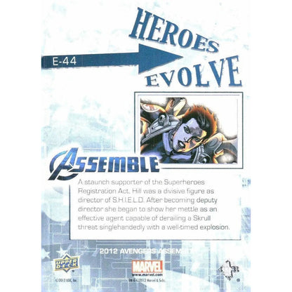 2012 Upper Deck Avengers Assemble #E - 44 Maria Hill - MOD Shop LLC