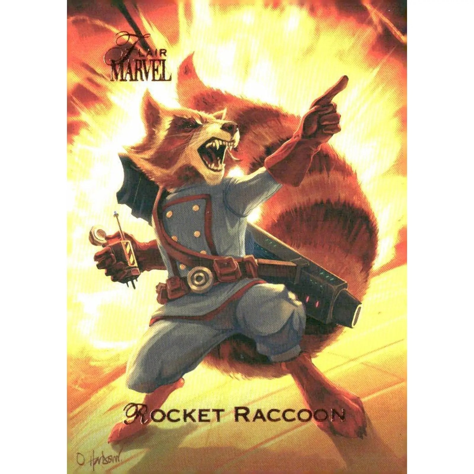 2023 Flair Marvel #12 Rocket Raccoon Base - MOD Shop LLC