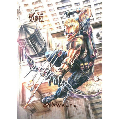 2023 Flair Marvel #19 Hawkeye Base - MOD Shop LLC