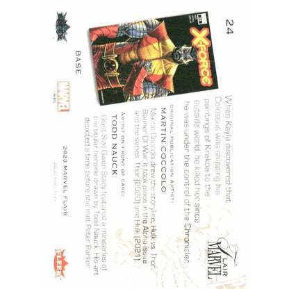 2023 Flair Marvel #24 Colossus Base - MOD Shop LLC