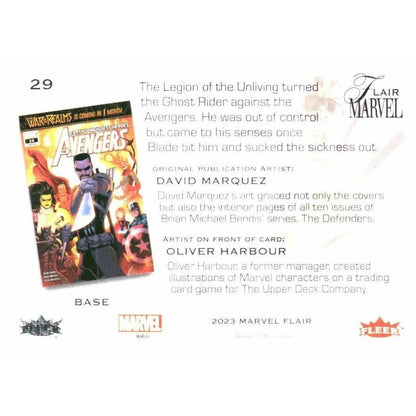 2023 Flair Marvel #29 Blade Base - MOD Shop LLC