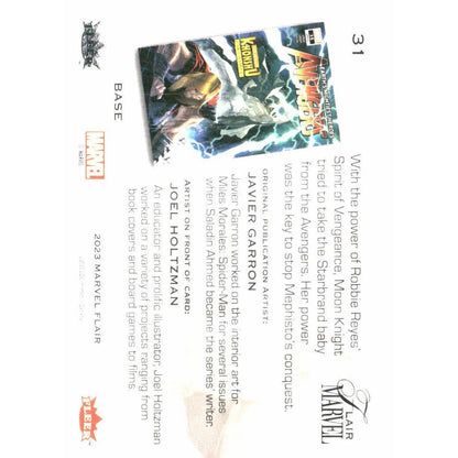2023 Flair Marvel #31 Moon Knight Base - MOD Shop LLC